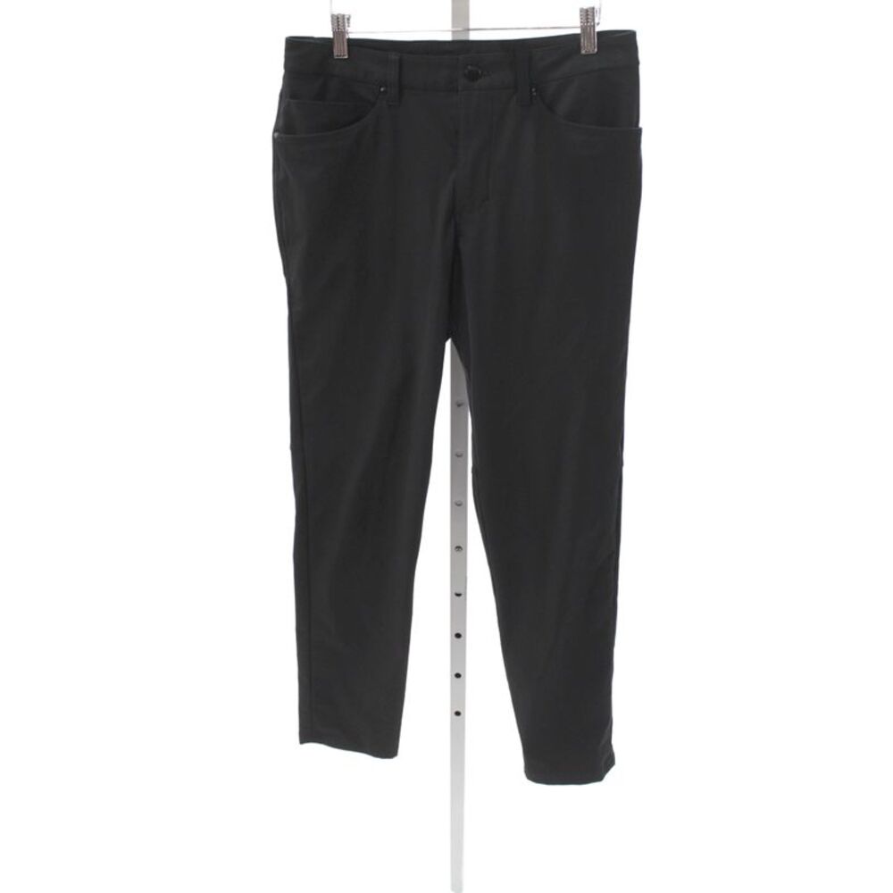 Lululemon Mens Chino Pants Black Technical Stretch Fabric Size 32